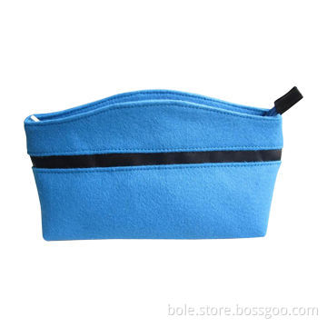 Fabric Cosmetic Bag with Fashionable Design, Nylon Zipper Closure and Puller